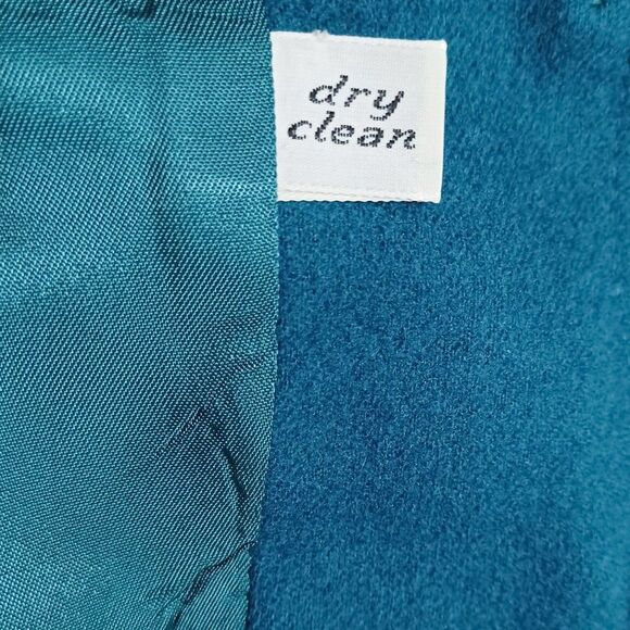 Vtg Pendleton Wool 2pc Suit Set Blue Blazer Plaid Skirt Academia Cottagecore USA - Picture 13 of 13